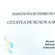 Bancnota Suvenir de 0 Euro, ce promovează Cetatea de Scaun a Sucevei, lansată de Muzeul Național al Bucovinei