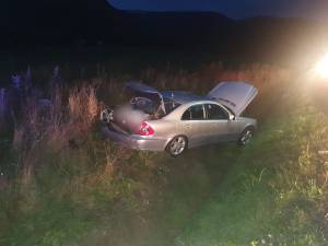 Accident şi trafic blocat la intrarea în Humor dinspre Păltinoasa