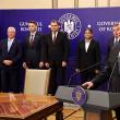 Contractul pentru construirea unei creșe de 110 locuri, semnat de Ion Lungu la Palatul Victoria