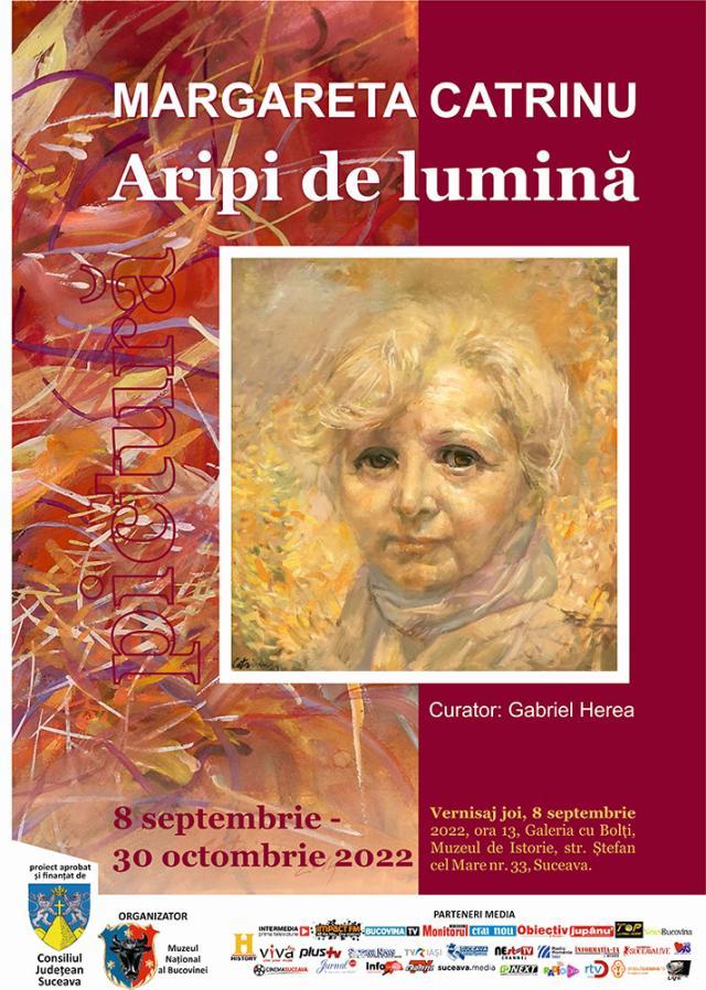 Vernisajul expoziției de pictură „Aripi de lumină”, semnată de pictorița Margareta Catrinu, la Muzeul de Istorie