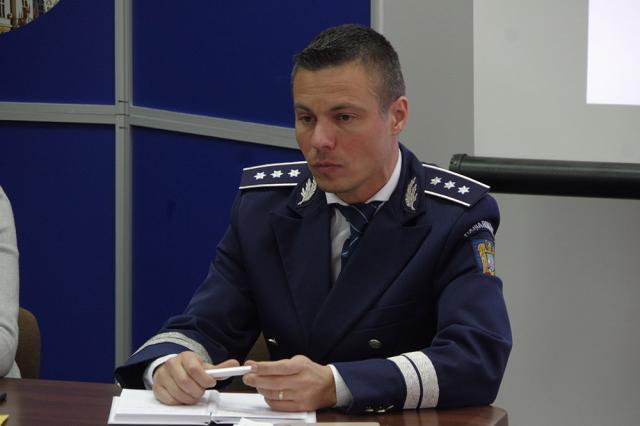 Comisarul-șef Ionuț Epureanu, purtătorul de cuvânt al IPJ Suceava