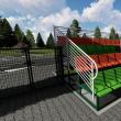 Proiectul bazei sportive cu cu teren de fotbal la dimensiuni UEFA și tribună de 500 de locuri