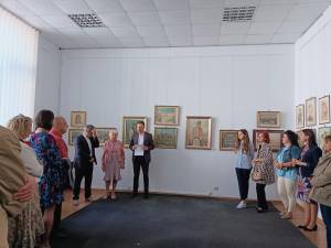 Pinacoteca Bibliotecii Bucovinei s-a îmbogățit cu 36 de lucrări de grafică și pictură în ulei semnate Dimitrie Loghin