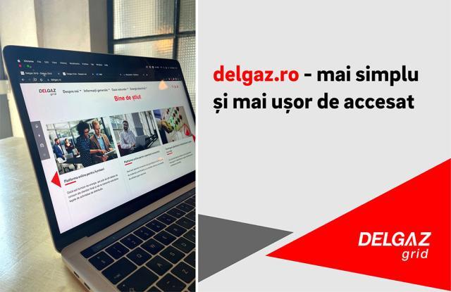 Clienții Delgaz Grid pot să acceseze mai simplu și mai rapid informațiile de care au nevoie de pe noul portal