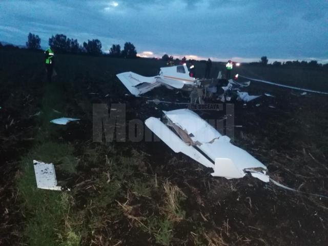 Locul accidentului aviatic produs duminică