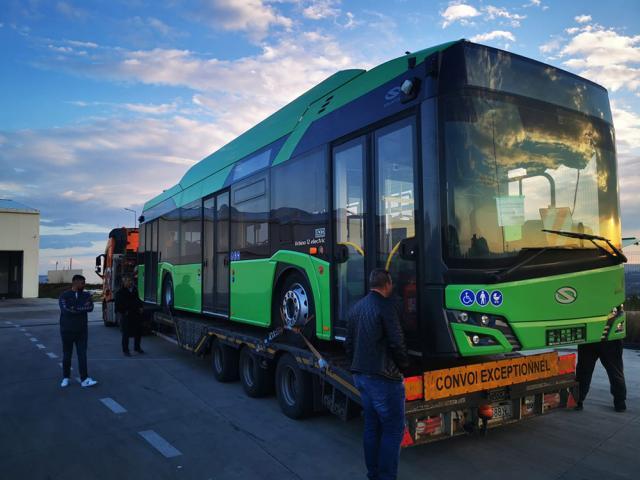 Primul autobuz electric Solaris, din lotul de 15 pentru Suceava