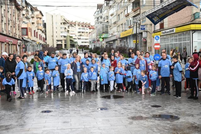 Copii și părinți la start