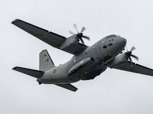 Avion de transport militar sursa Facebok Fortele Aeriene Române