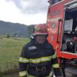 pompier în urma intervenției de la Dragoșa