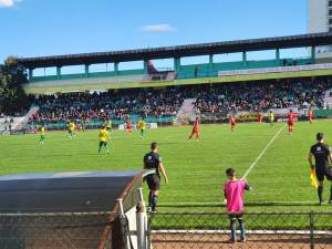Meciul din play-off-ul României, disputat miercuri seara pe stadionul Areni, între  Foresta Suceava și UTA Arad