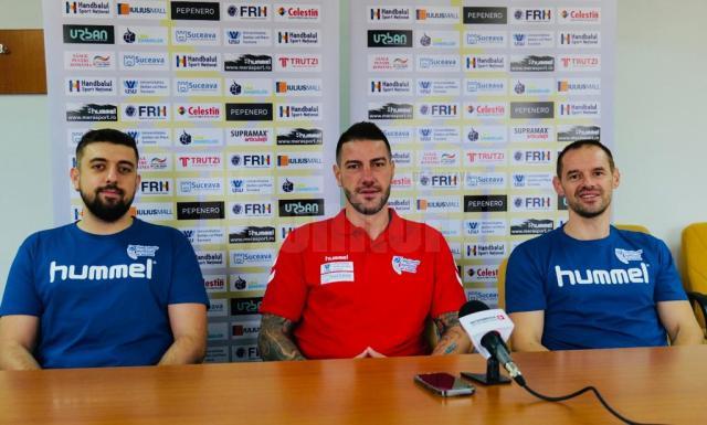 Adrian Tirzioru, Bogdan Soldanescu si Razvan Gavriloaia au prefatat partida cu CSM Odorheiu Secuiesc