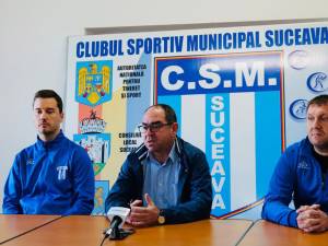 Tudor Orăşanu, Valerică Gherasim şi Vasile Moşuc au vorbit despre situația de la echipa de volei CSM Suceava