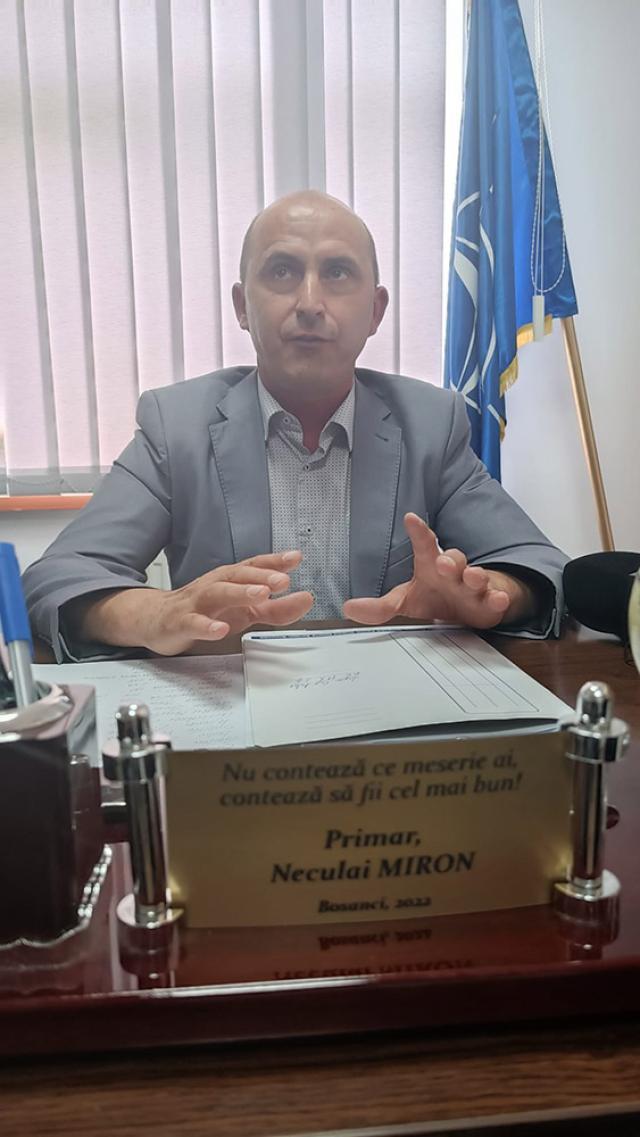 Primarul din Bosanci, Neculai Miron