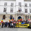 Membrii şi simpatizanții AUR au participat la protestul „România iese în stradă”