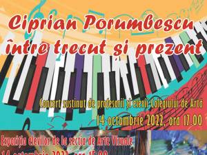 Concert și vernisaj, omagiu pentru Ciprian Porumbescu, organizate de Colegiul de Artă