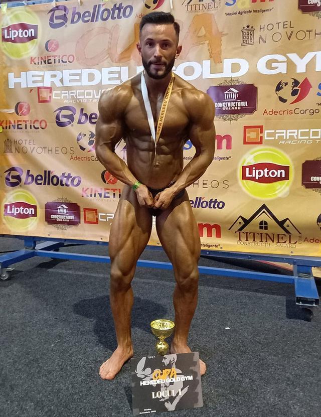 Robert Gabriel Cotos, Locul I Culturism Categoria 75 de kg