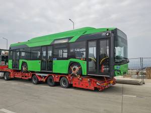 Al doilea autobuz Solaris, din lotul de 15, a ajuns la Suceava