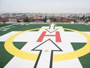 Pista pentru elicopterele SMURD de pe Spitalul de Urgență Suceava