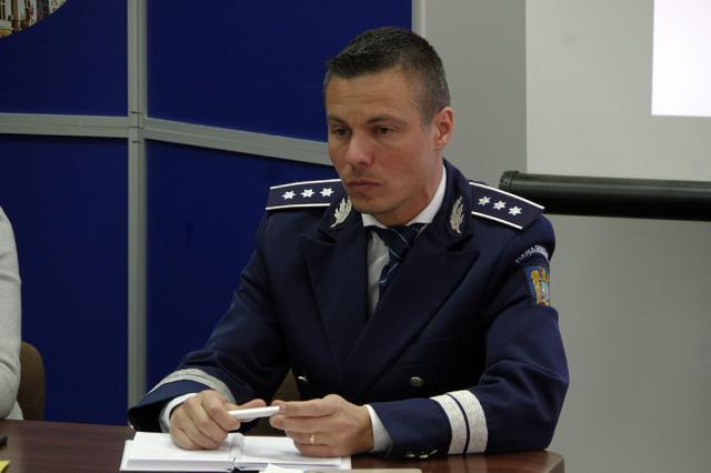 Comisarul-șef Ionuț Epureanu, purtătorul de cuvânt al Inspectoratului de Poliție Județean Suceava