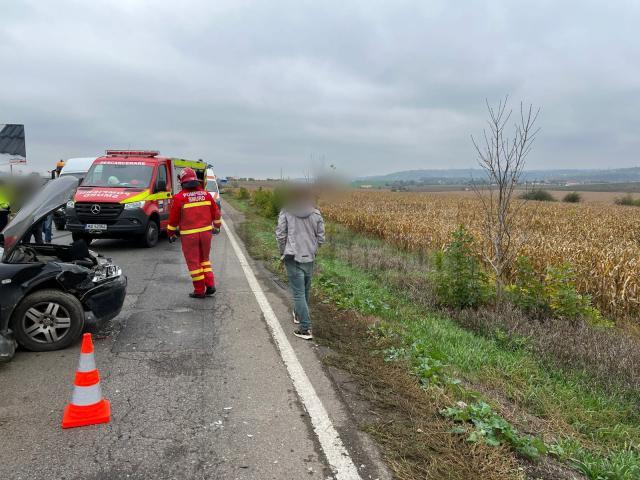 carambol la intrarea in Suceava