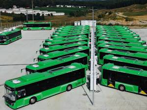 80 de autobuze electrice vor deservi Zona Funcțională Suceava