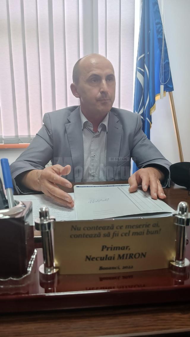 Neculai Miron, primarul comunei Bosanci