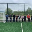 Primarul Marinel Bălan a fost prezent la inaugurarea terenului de sport de la școala din Frasin