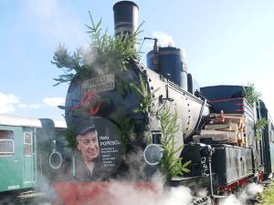 Pierdută în abur, locomotiva care va purta numele Nelu Popescu de la Moldovița