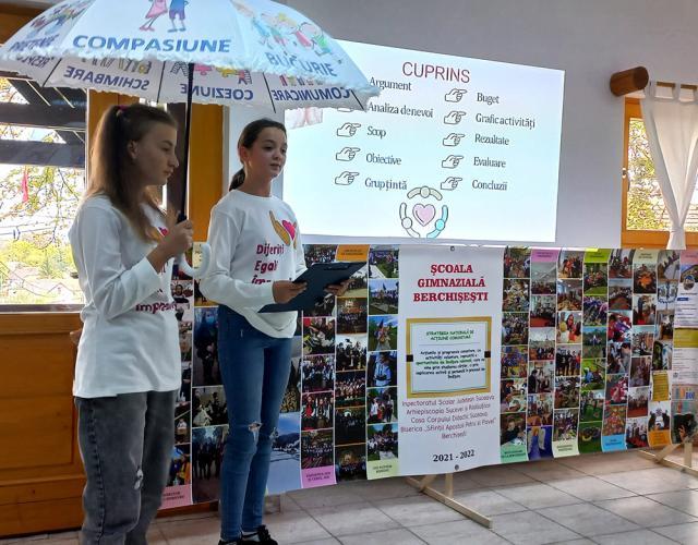 Un proiect de voluntariat al Școlii Berchișești a obținut punctaj maxim în cadrul unui concurs național