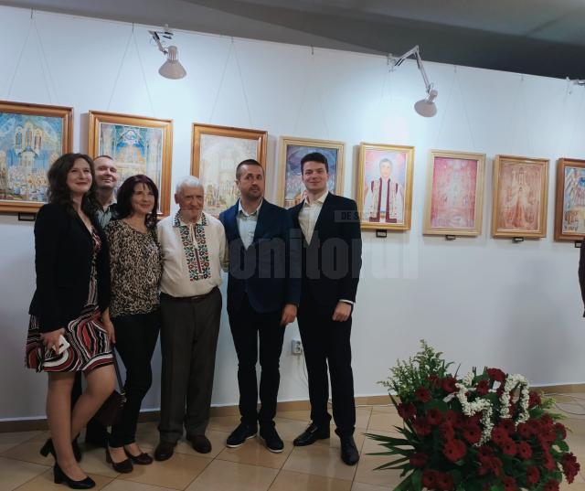 Vernisajul expoziției „Monumentalitate și filosofie în viziunea unui pictor bucovinean – Dimitrie Roman”, la Rădăuți