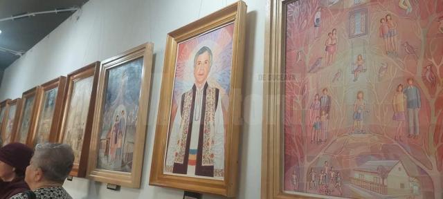 Vernisajul expoziției „Monumentalitate și filosofie în viziunea unui pictor bucovinean – Dimitrie Roman”, la Rădăuți