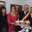 Catrina Loghin, sărbătorită la împlinirea a 100 de ani de primarul din Adâncata, Viorel Cucu