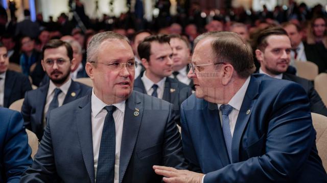 Premierul României, Nicolae Ciucă și liderul PNL Suceava, Gheorghe Flutur