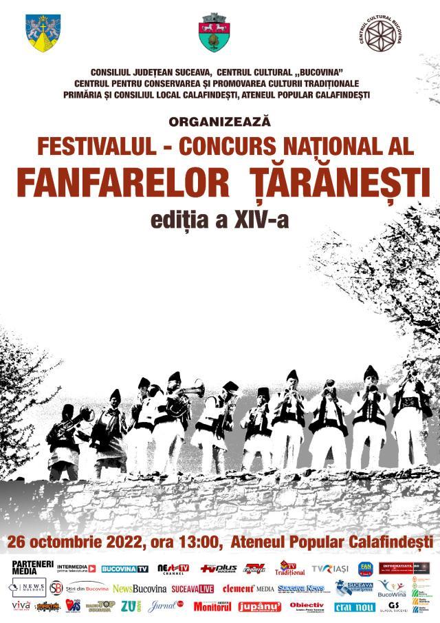Festivalul Fanfarelor Țărănești, miercuri, la Calafindești