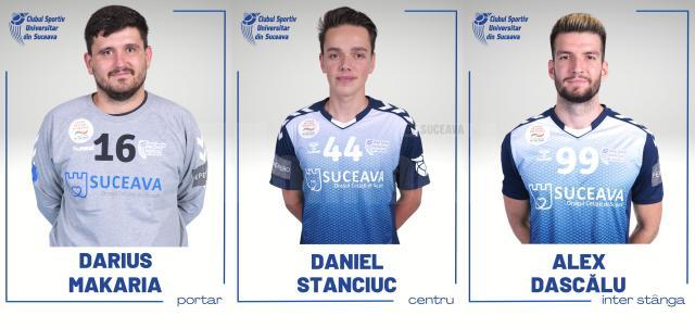 „Universitarii” Darius Makaria, Daniel Stanciuc și Alex Dascălu au fost convocați la lotul național