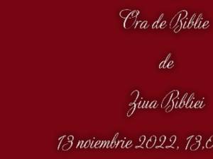 Ora de Biblie, de Ziua Bibliei