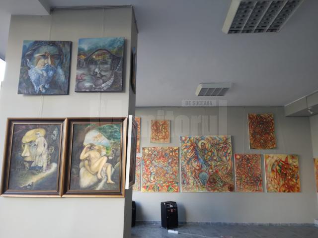 Lucrări semnate de trei artiști suceveni pot fi admirate la Galeria de Artă „Ion Irimescu” Suceava