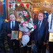 Cei doi campioni mondiali, împreună cu primarul din Todirești dar și cu președintele și vicepreședintele CJ Suceava