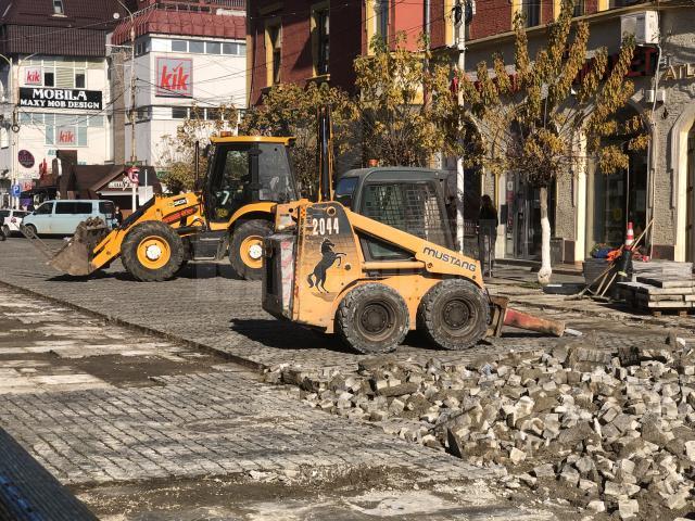 Lucrări de conectare la rețeaua de apă-canal în centrul municipiului