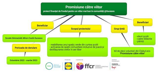 Școala „Miron Costin” va amenaja un amfiteatru în aer liber pentru ore de curs și activități nonformale