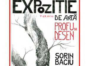 Expoziție de artă semnată de „profu de desen” Sorin Baciu, la Galeria de artă „Ion Irimescu” Suceava
