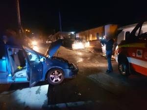 Accident grav pe o stradă din Fălticeni