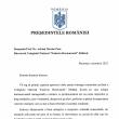 Scrisoare de apreciere trimisă de Președintele României, Klaus Werner Iohannis, Colegiului Național „Eudoxiu Hurmuzachi” din Rădăuți