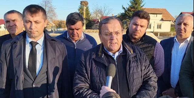 Gheorghe Flutur a inaugurat 35 de kilometri de drumuri județene modernizate în zona de nord a județului