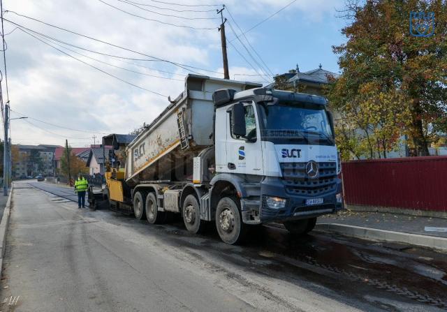 Lucrările de reabilitare și modernizare a străzii Ecaterina Teodoroiu, pe care se ajunge la Mănăstirea Teodoreni