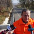 Gheorghe Flutur a inspectat lucrările realizate pe drumul Vulturești – Hârtop