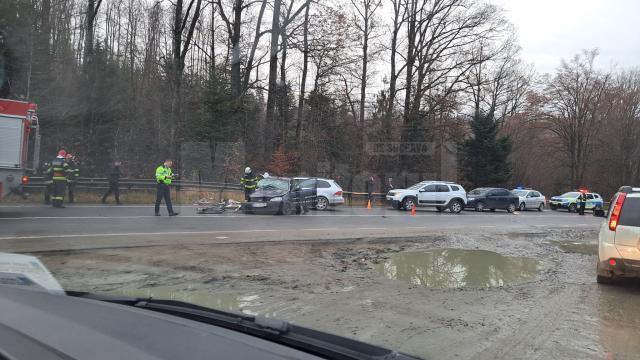 Accident grav, cu patru răniți, în apropiere de Păltinoasa