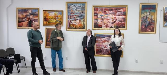 Tablourile realizate de artistul Ștefan Șerban pot fi admirate la Galeria Zamca, până pe 14 noiembrie