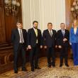 Fotografie de grup de la întâlnirea româno-ucraineană