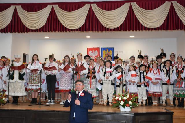 Ghervazen Longher, președintele Uniunii Polonezilor din România, s-a adresat invitaților
